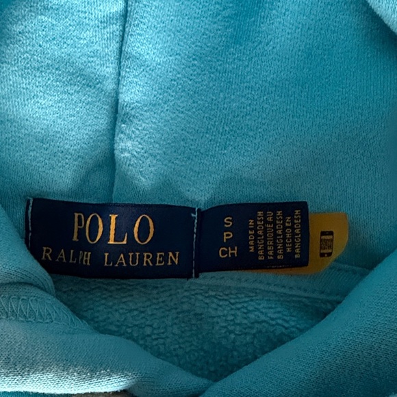 Polo by Ralph Lauren Light Blue Hoodie - Picture 2 of 5